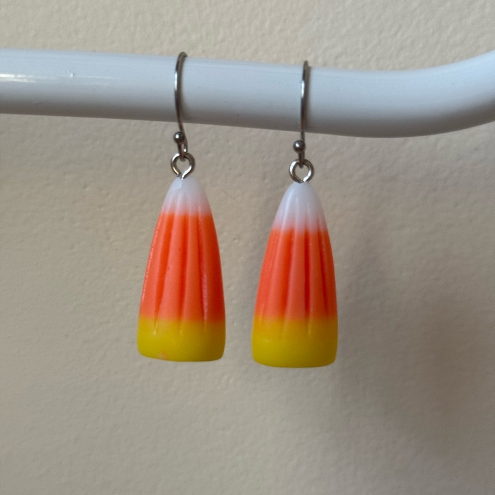 Candy Corn Earrings
